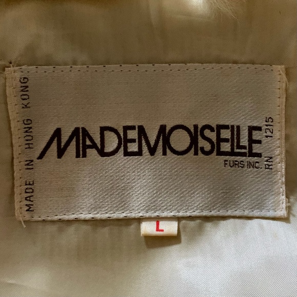 VTG Genuine Rabbit Fur Mademoiselle Jacket M - Picture 8 of 10